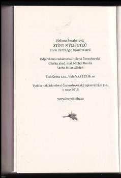 Helena Šmahelová: Stíny mých otců