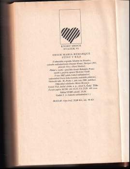 Erich Maria Remarque: Stíny v ráji