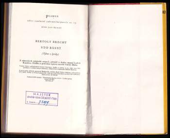 Bertolt Brecht: Sto básní