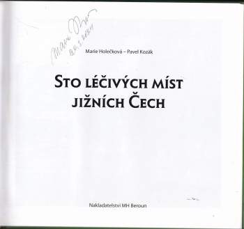 Pavel Kozák: Sto léčivých míst jižních Čech