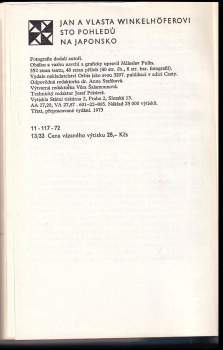Vlasta Winkelhöferová: Sto pohledů na Japonsko