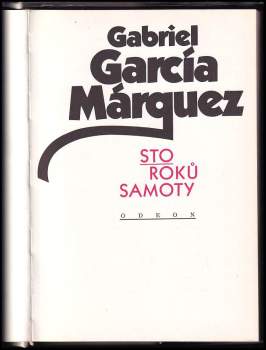 Gabriel García Márquez: Sto roků samoty