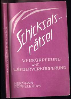 Hermann Poppelbaum: Stock Image Schicksalsrätsel