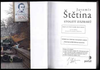 Jaromír Štětina: Století zázraků