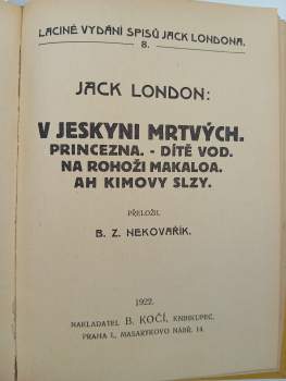 Jack London: Stopami minulých životů