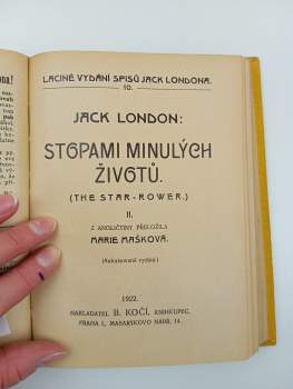 Jack London: Stopami minulých životů