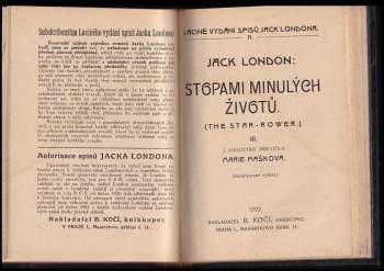 Jack London: Stopami minulých životů