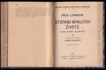Jack London: Stopami minulých životů