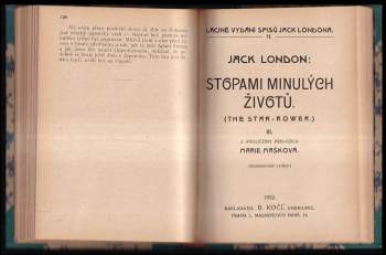 Jack London: Stopami minulých životů