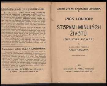 Jack London: Stopami minulých životů