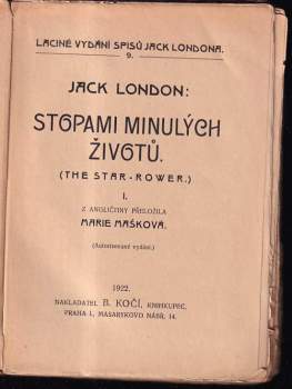Jack London: Stopami minulých životů