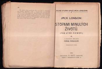 Jack London: Stopami minulých životů