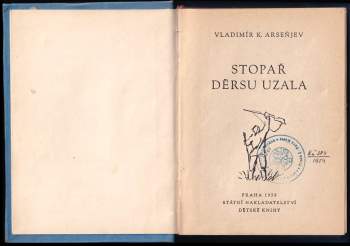 Vladimir Klavdijevič Arsen‘jev: Stopař Děrsu Uzala