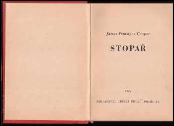 James Fenimore Cooper: Stopař