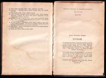 James Fenimore Cooper: Stopař