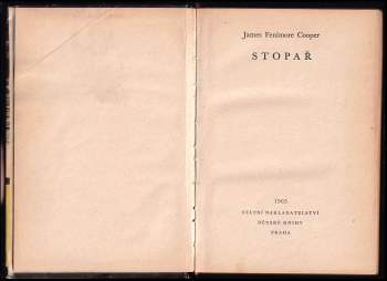 James Fenimore Cooper: Stopař