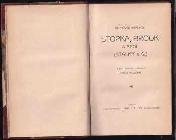 Rudyard Kipling: Stopka, Brouk a spol