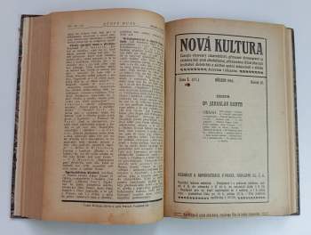 Edgar Theodor Havránek: Stopy duše - měsíčník spiritualistický . Ústřední orgán obce spiritistů - ročník II. (III.) čísla 1 - 5 + ročník I. (III.) čísla 6 - 10 - 12 + Nová kultura - časopis věnovaný zdravotnictví, přirozené životosprávě - ročník IV. čísla 1 - 9