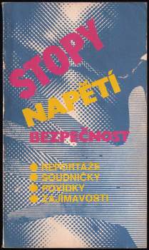 Stopy, napětí, bezpečnost