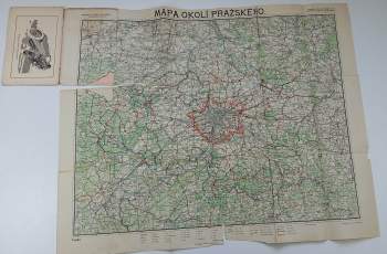 Mapa okolí pražského