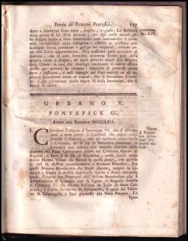 D. Guiseppe Abate Plates: Storia Critico-Cronologica De' Romani Pontefici E De' Generali E Provinciali Concilii