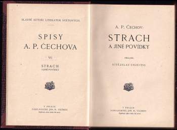 Anton Pavlovič Čechov: Strach a jiné povídky