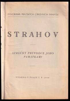Vít Miloslav Hůlka: Strahov