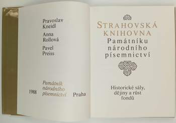 Pavel Preiss: Strahovská knihovna