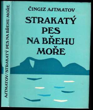 Strakatý pes na břehu moře