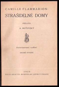 Camille Flammarion: Strašidelné domy