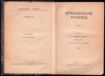 Arthur Conan Doyle: Strašidelné povídky