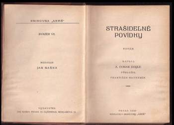 Arthur Conan Doyle: Strašidelné povídky