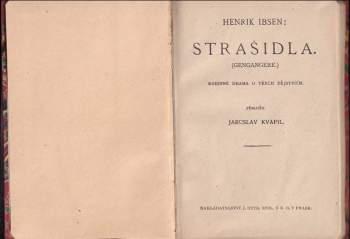 Henrik Ibsen: Strašidla