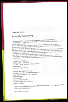 Kevin Lane Keller: Strategické řízení značky