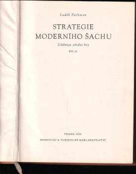 Luděk Pachman: Strategie moderního šachu