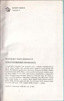 Jiří Žáček: Stratfordská romance