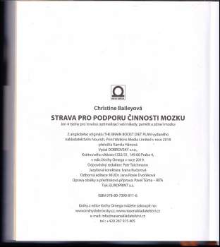 Christine Bailey: Strava pro podporu činnosti mozku