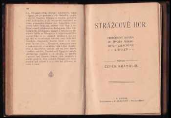 Čeněk Kramoliš: Strážcové hor