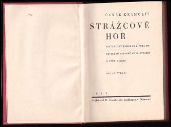Čeněk Kramoliš: Strážcové hor