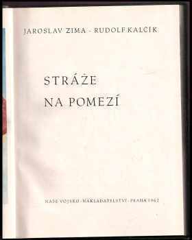 Jaroslav Zima: Stráže na pomezí