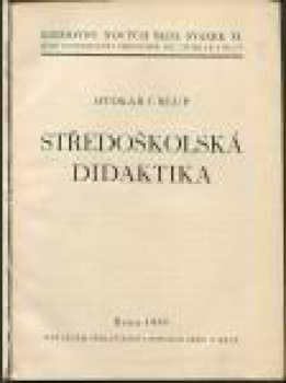 Středoškolská didaktika