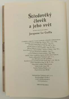 Středověký člověk a jeho svět
