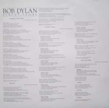 Bob Dylan: Street-Legal