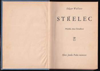 Edgar Wallace: Střelec