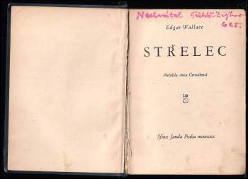 Edgar Wallace: Střelec
