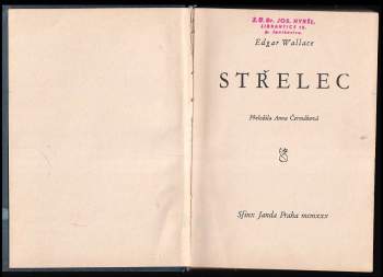 Edgar Wallace: Střelec