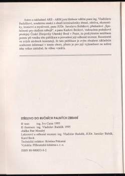 Ivo Caras: Střelivo do ručních palných zbraní