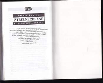 Zdeněk Faktor: Střelné zbraně
