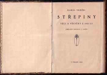 Karel Vaněk: Střepiny