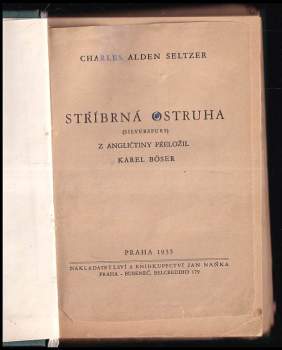 Charles Alden Seltzer: Stříbrná ostruha